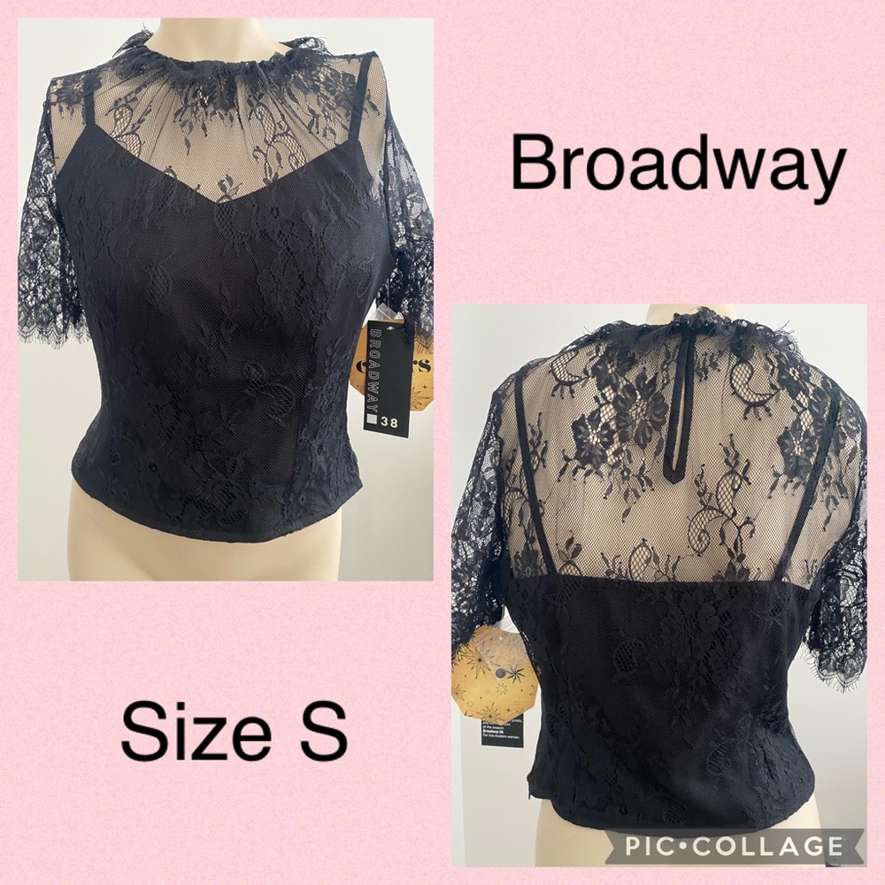 ELEGANT NEW WITH TAG BROADWAY TOP SIZE M🛍